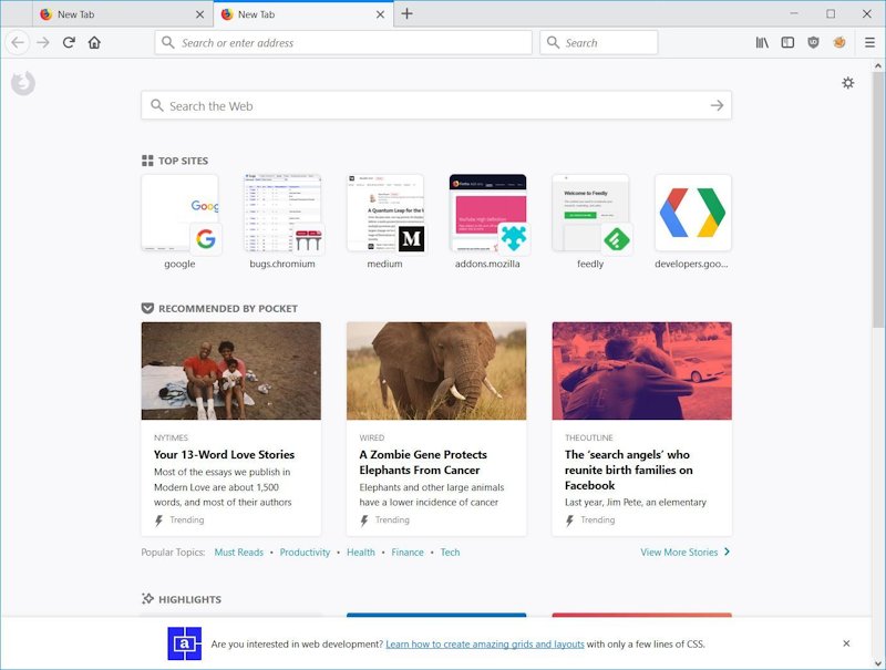 browser screenshots